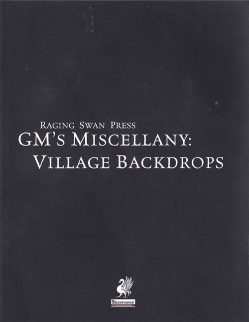 Pathfinder - GMs Miscellany: Village Backdrops (B Grade) (Genbrug)